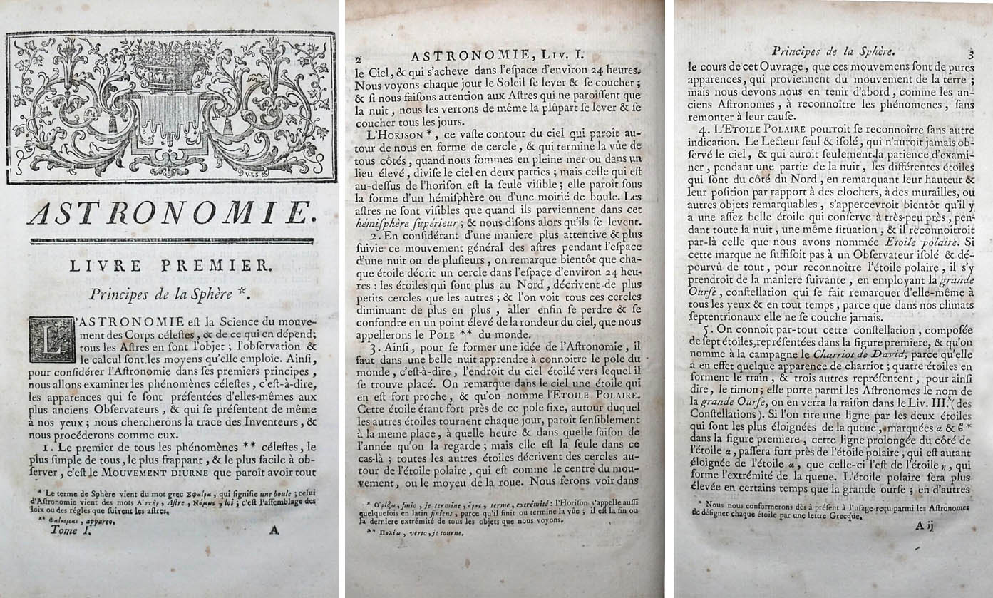 PG Astronomie - Jérôme de Lalande - Astronomie (ed.1764)